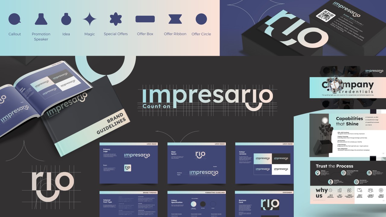 Brand Identity Revamp : Impresario Promotions